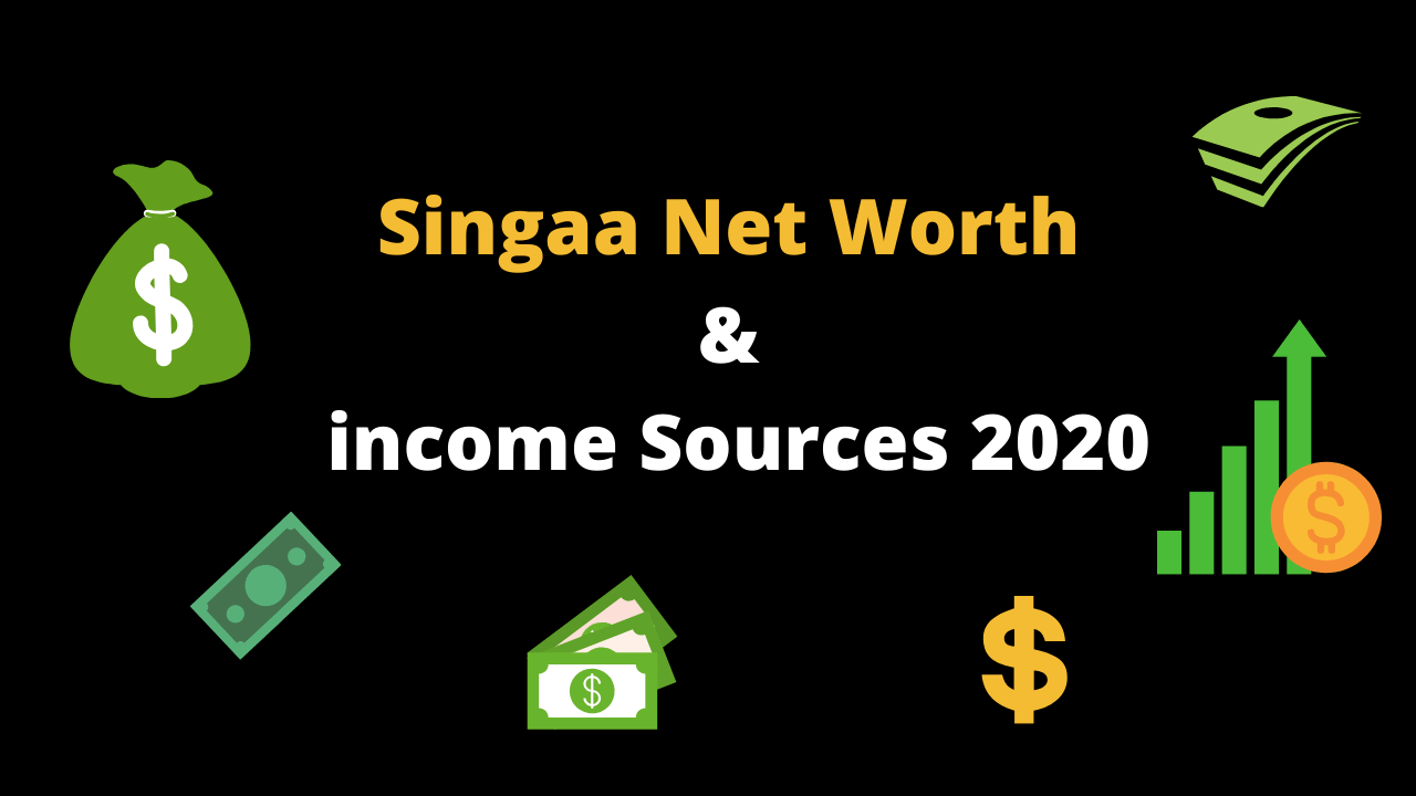 Singaa Net Worth & income Sources 2020